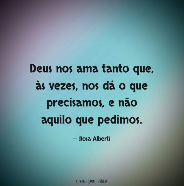 Deus nos ama tanto que