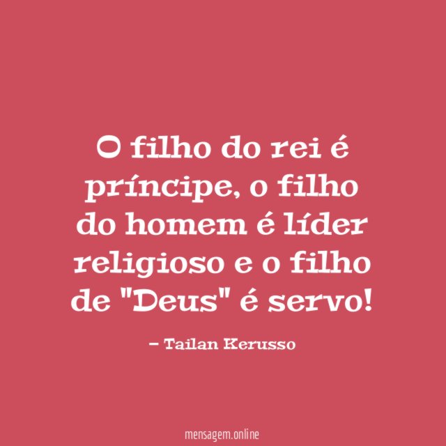 O filho do rei é príncipe
