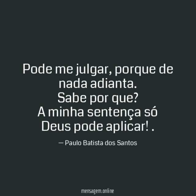 Pode me julgar