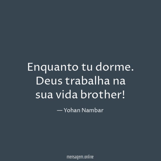 Enquanto tu dorme