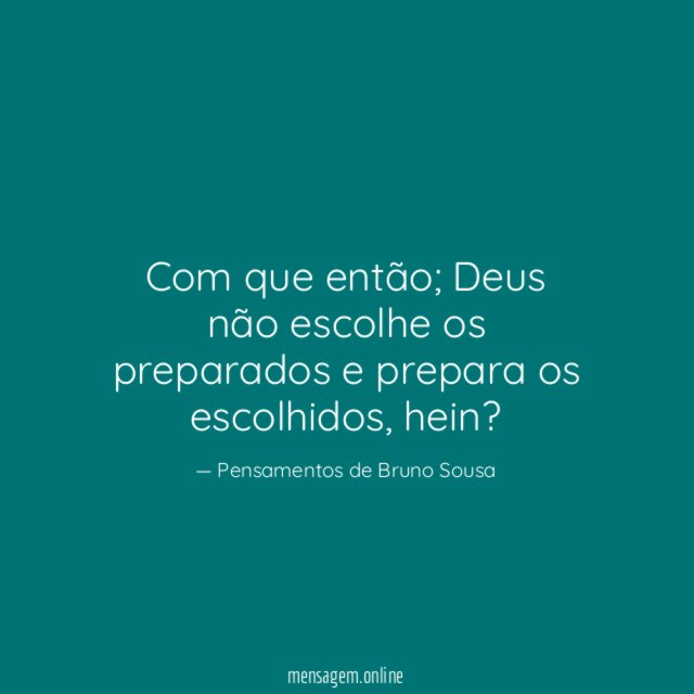 Com que então