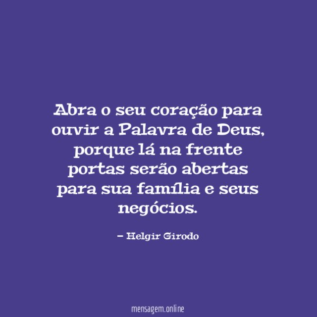 Abra o seu coração para ouvir a Palavra de Deus