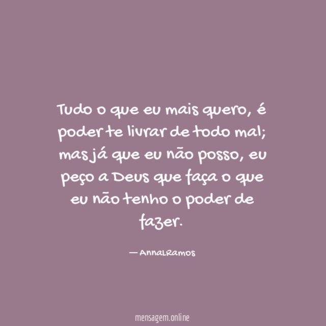 Tudo o que eu mais quero