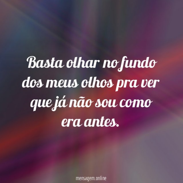 Basta olhar