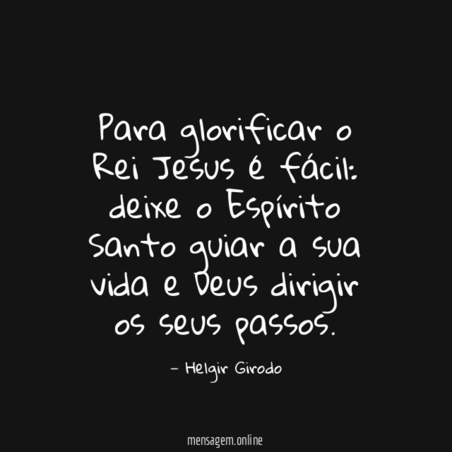 Para glorificar o Rei Jesus é fácil