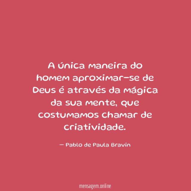 A única maneira do homem aproximar-se de Deus