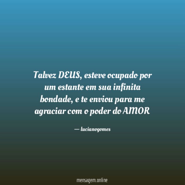 Talvez DEUS