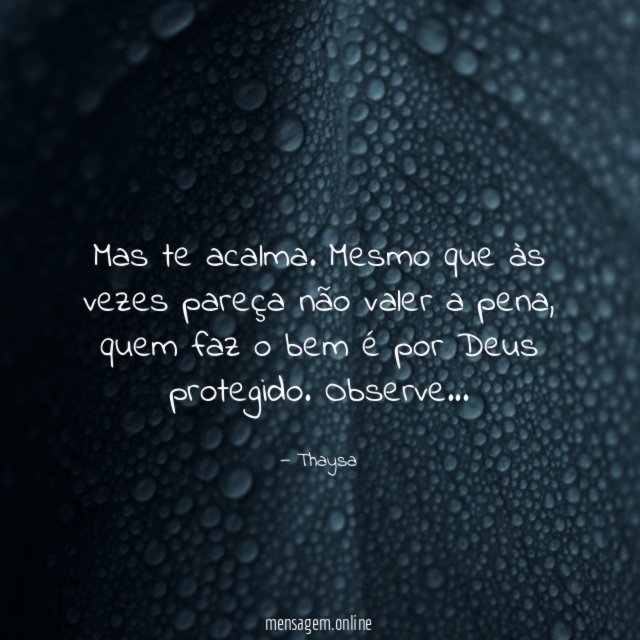 Mas te acalma