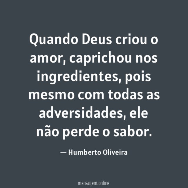 Quando Deus criou o amor