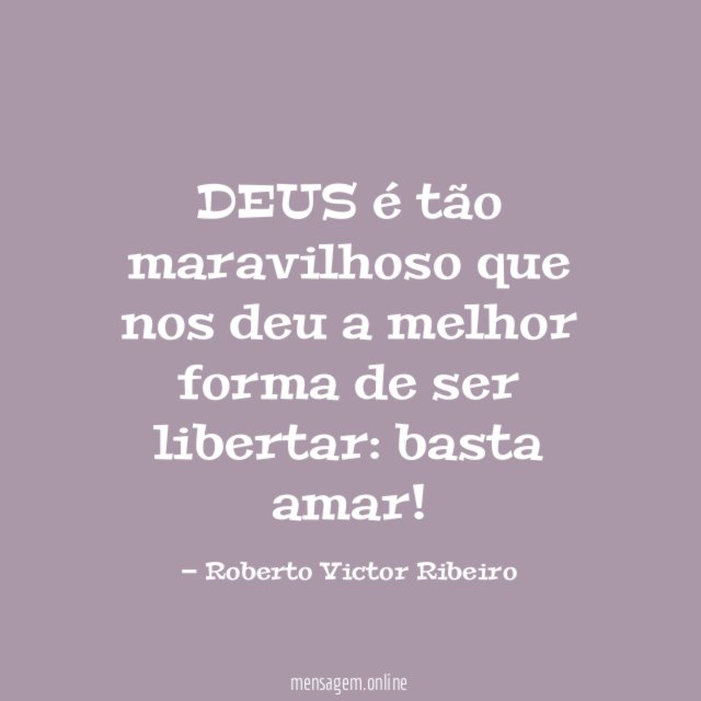 DEUS é tão maravilhoso que nos deu a