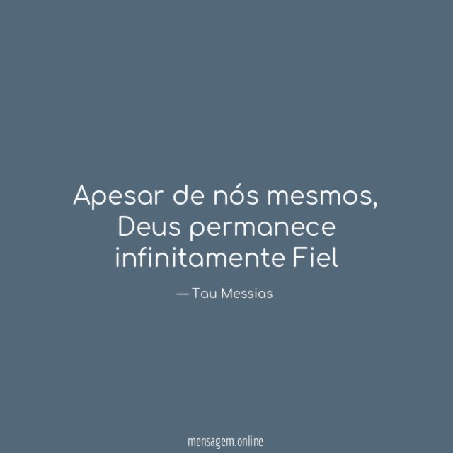 Apesar de nós mesmos