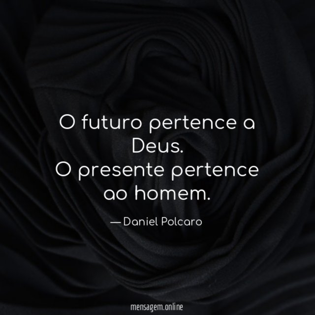 O futuro pertence a Deus
