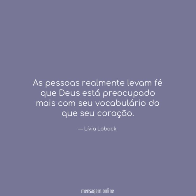 As pessoas realmente levam fé que Deus está