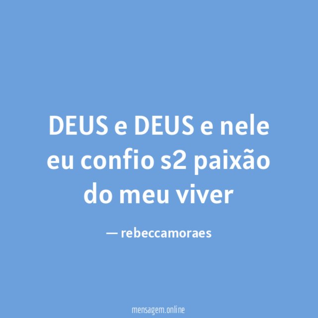 DEUS e DEUS e nele eu confio s2
