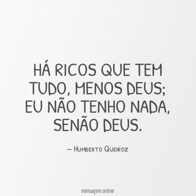 Há ricos que tem tudo