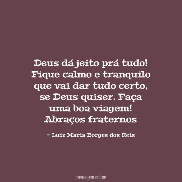 Deus dá jeito prá tudo