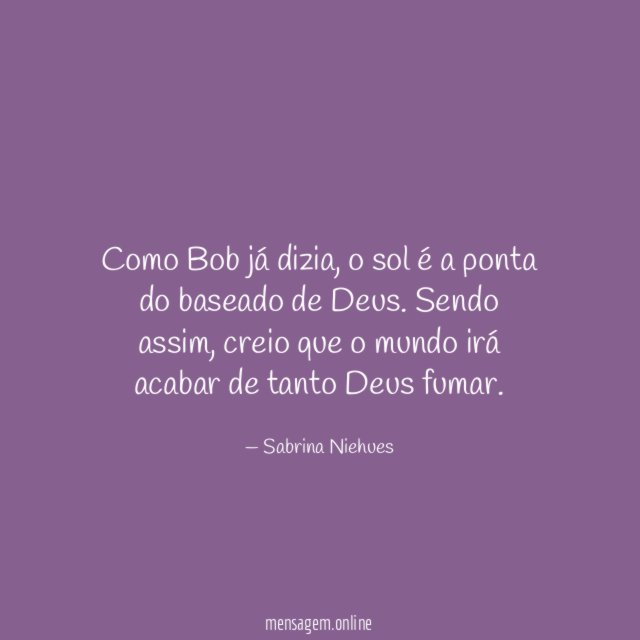 Como Bob já dizia