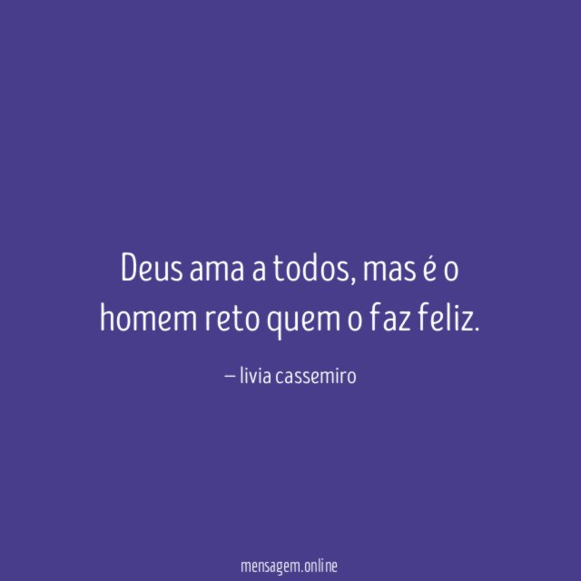 Deus ama a todos