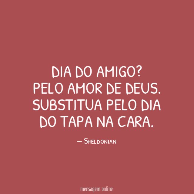 Dia do amigo