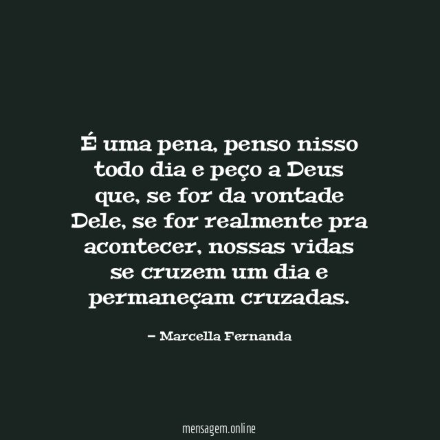É uma pena