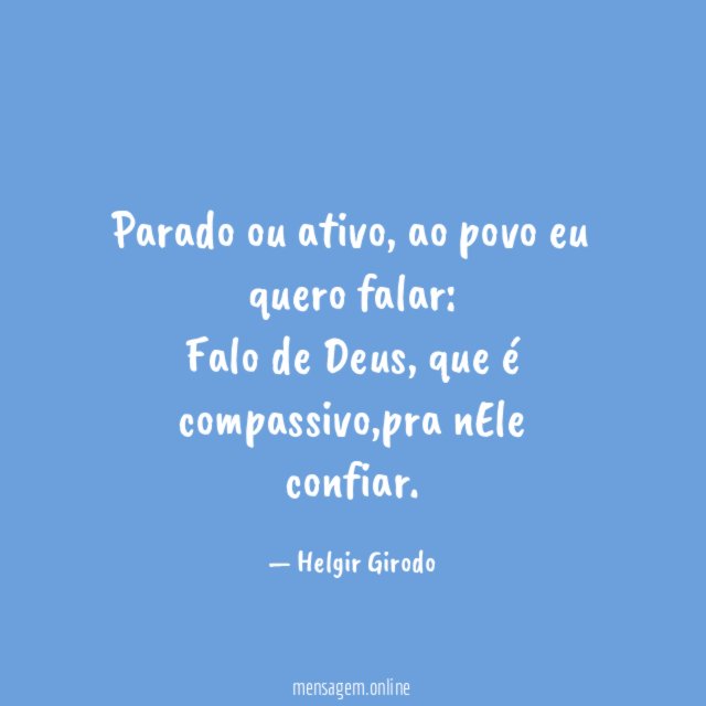 Parado ou ativo