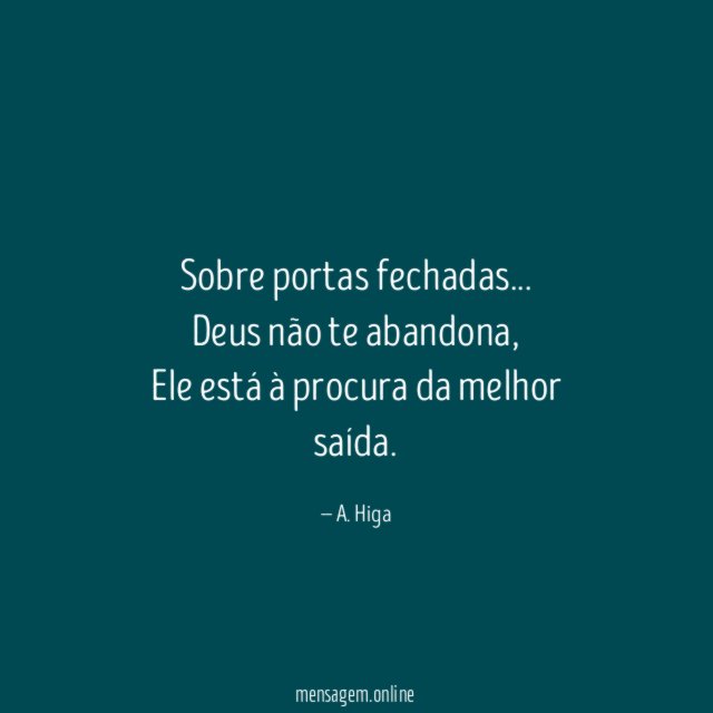 Sobre portas fechadas