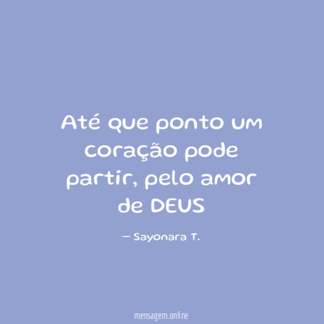 Até que ponto um coração pode partir