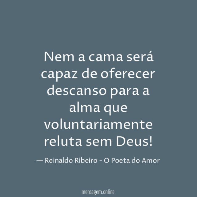 Nem a cama será capaz de oferecer descanso