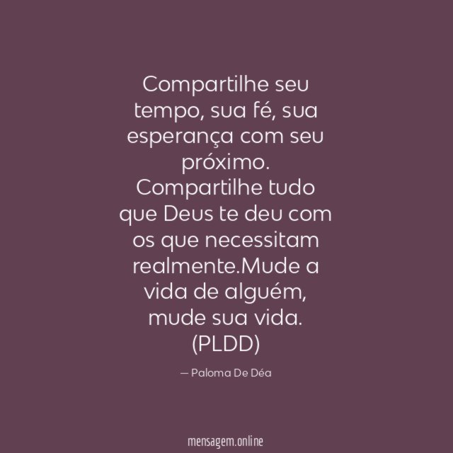 Compartilhe seu tempo