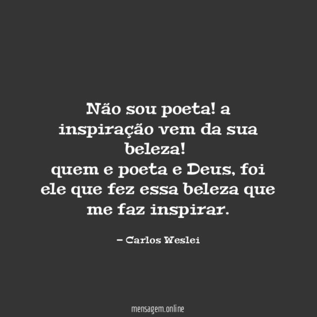 Não sou poeta