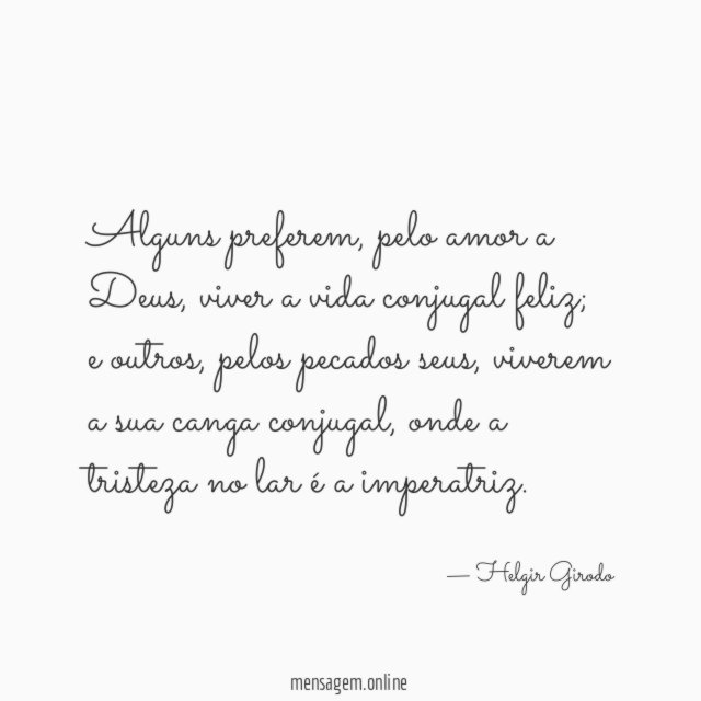 Alguns preferem