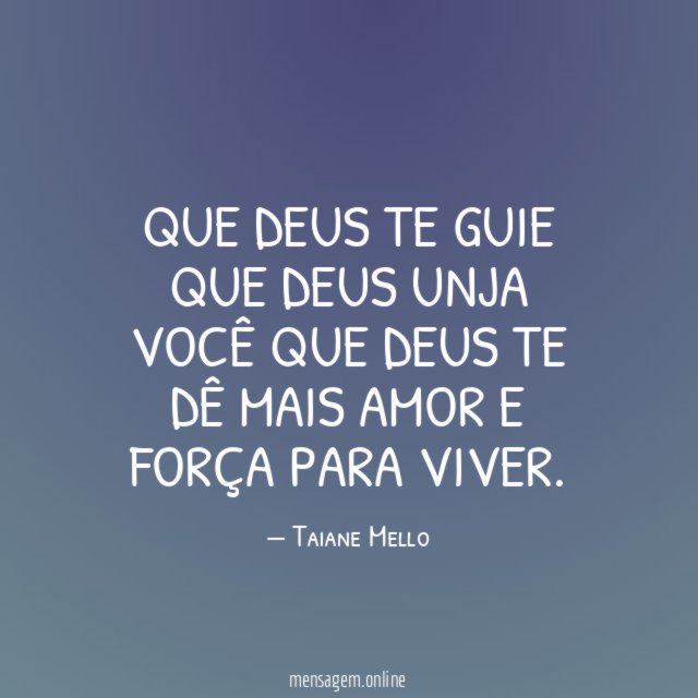 Que Deus te guie Que Deus unja você Que Deus