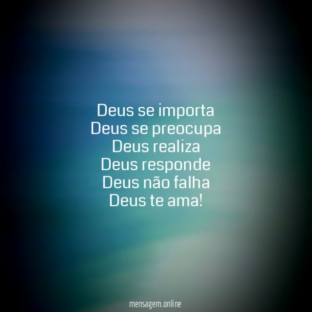 Deus se importa