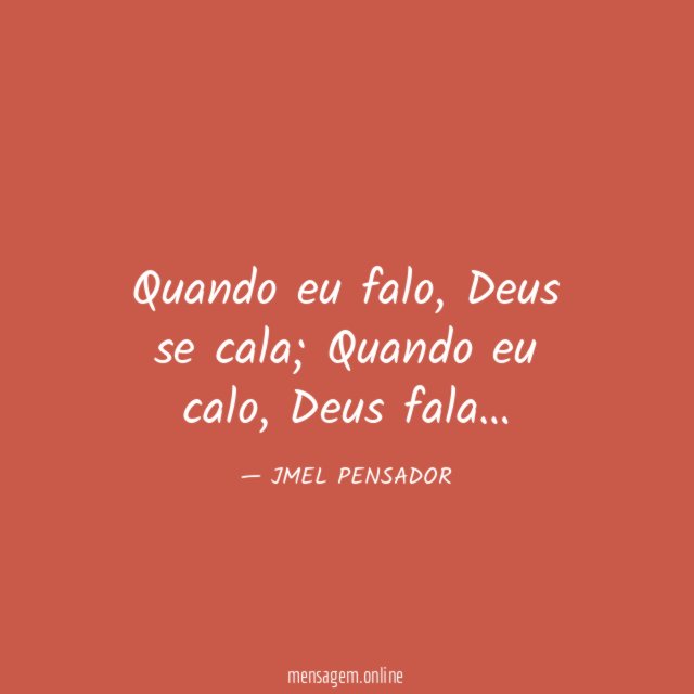 Quando eu falo