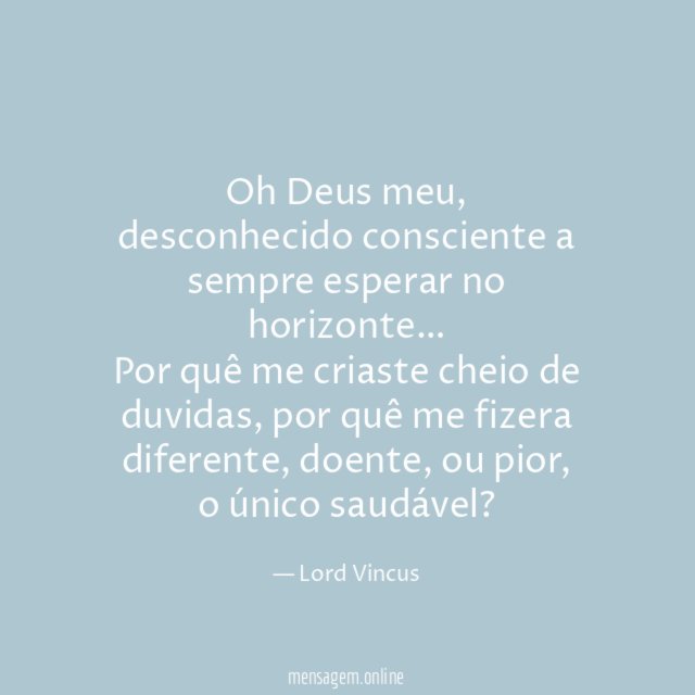 Oh Deus meu
