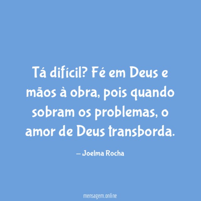Tá difícil