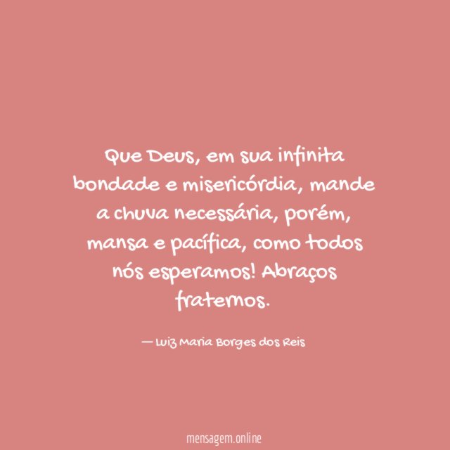 Que Deus