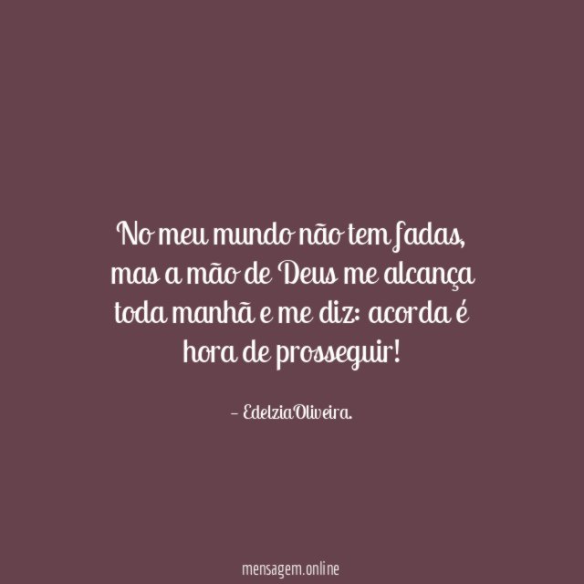 No meu mundo não tem fadas