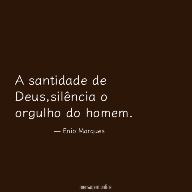 A santidade de Deus
