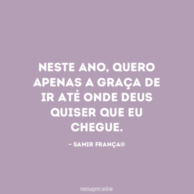 Neste ano