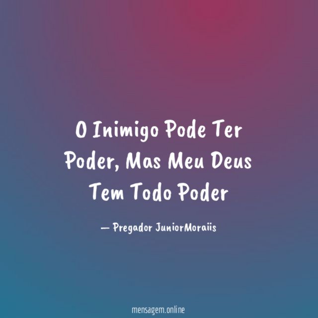 O Inimigo Pode Ter Poder