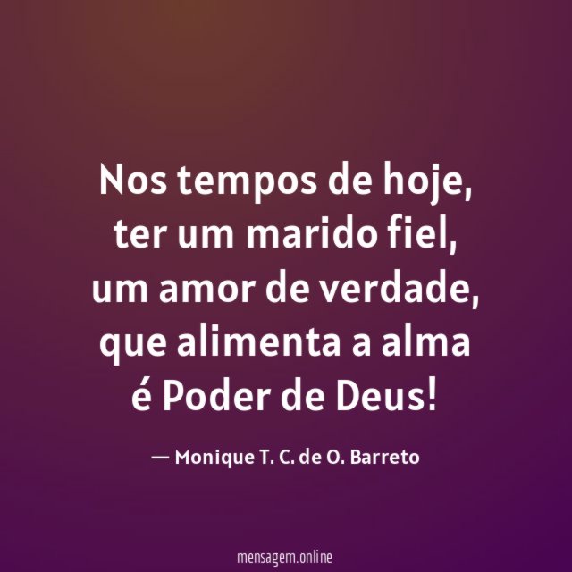 Nos tempos de hoje