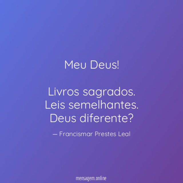 Meu Deus!