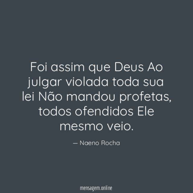 Foi assim que Deus Ao julgar violada toda sua