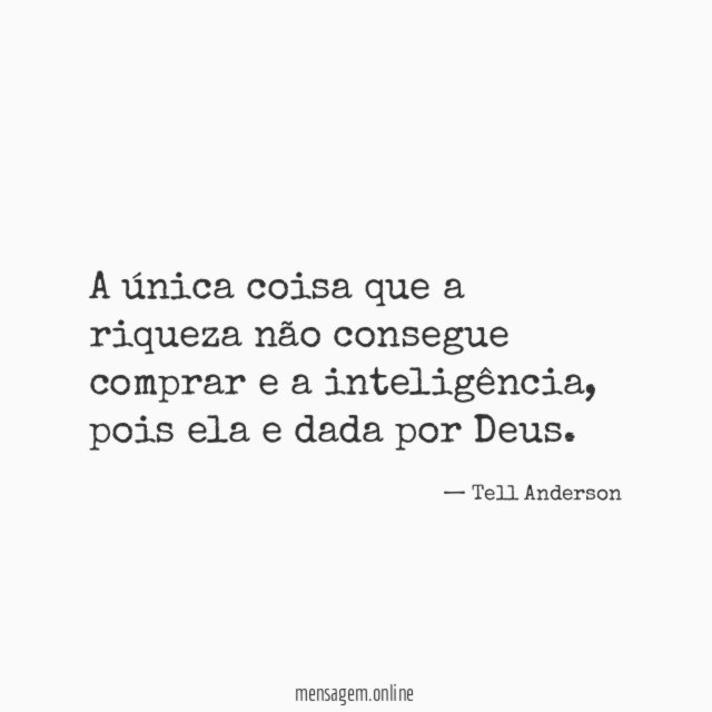 A única coisa que a riqueza não consegue