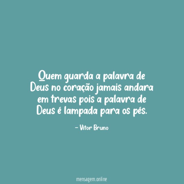 Quem guarda a palavra de Deus no coração