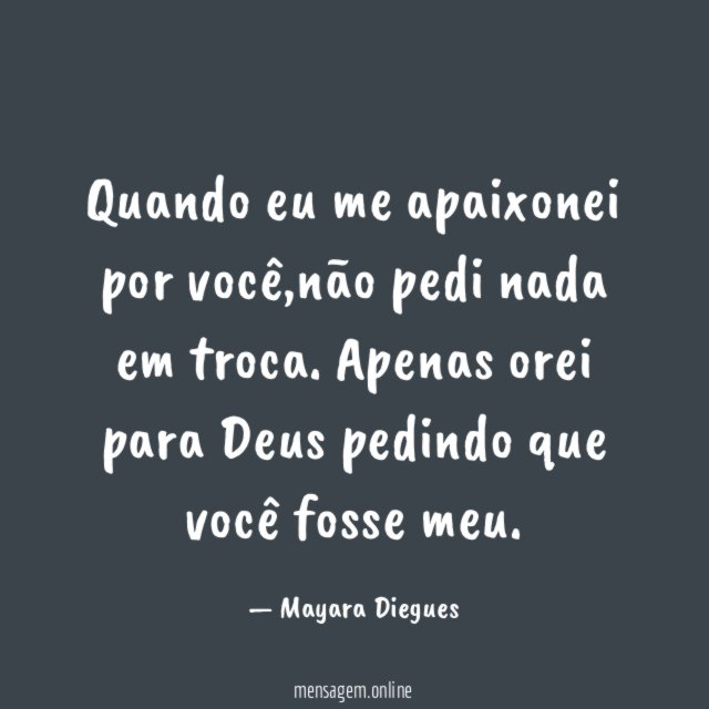 Quando eu me apaixonei por você