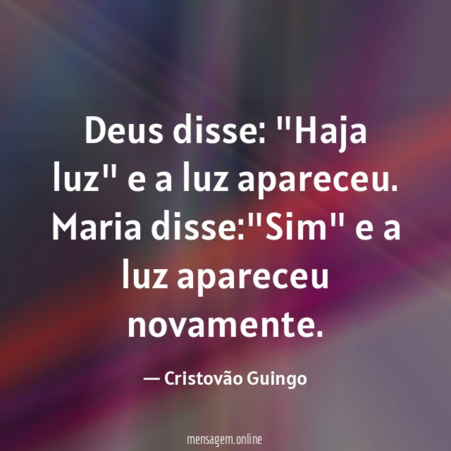Deus disse