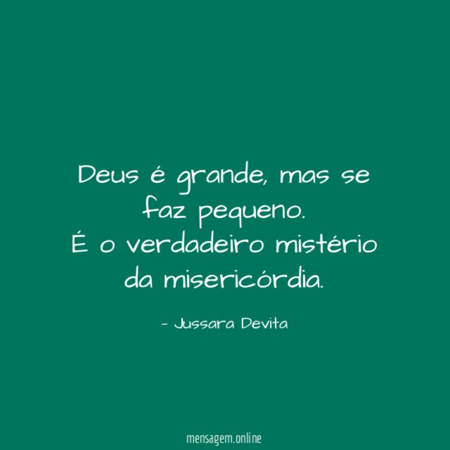 Deus é grande