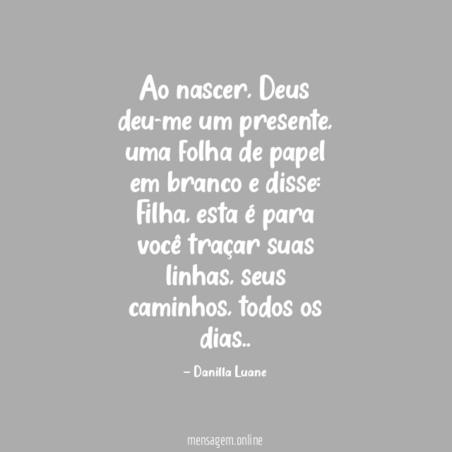 Ao nascer